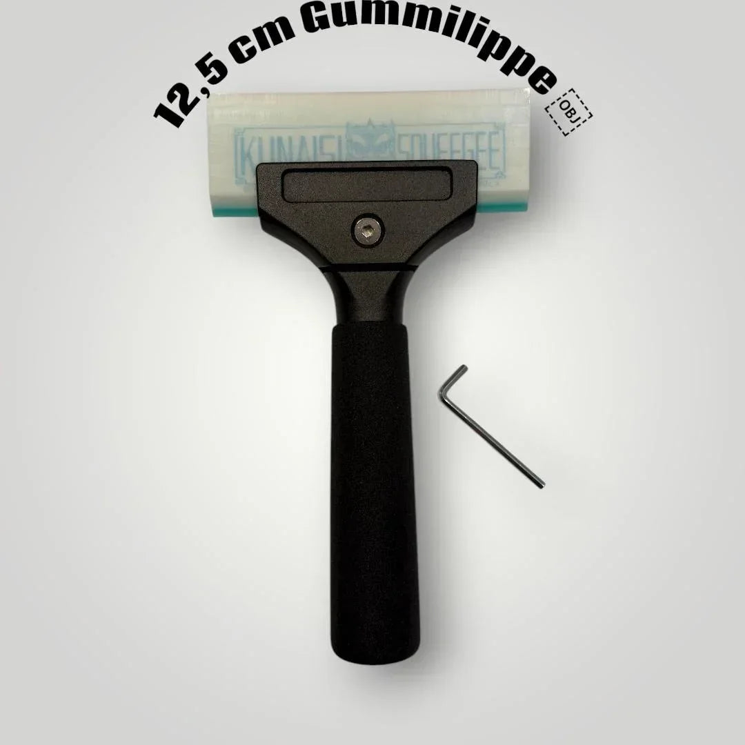 Gummirakel mit 12,5 cm Gummilippe und Inbusschlüssel für Fensterfolien Montage