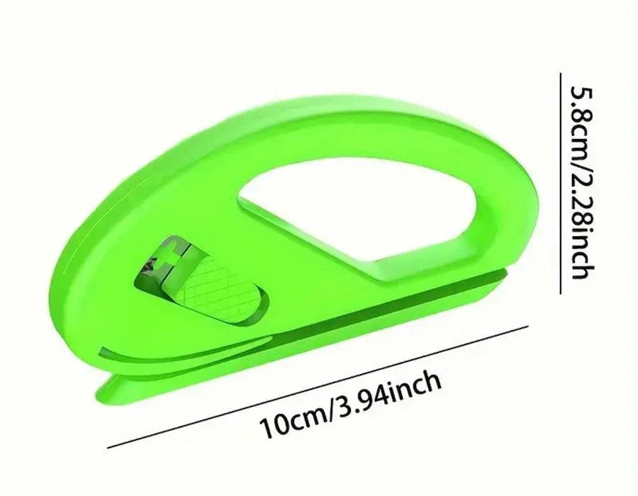 Grüner Fensterfolien Schneider, ergonomisch, 10 x 5,8 cm, mit sichtbarer Klinge
