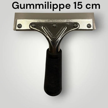 Gummilippe 15 cm mit schwarzem Kunststoffgriff für Fensterfolien Montagewerkzeug
